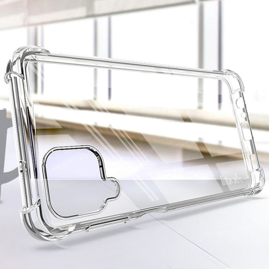 For Samsung Galaxy A12 5G IMAK All-inclusive Shockproof Airbag TPU Case with Screen Protector(Transparent) by imak