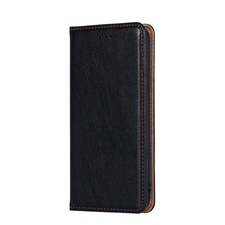 For Samsung Galaxy A20e PU + TPU Gloss Oil Solid Color Magnetic Horizontal Flip Leather Case with Holder & Card Slot & Wallet(Black) - Galaxy Phone Cases by buy2fix | Online Shopping UK | buy2fix