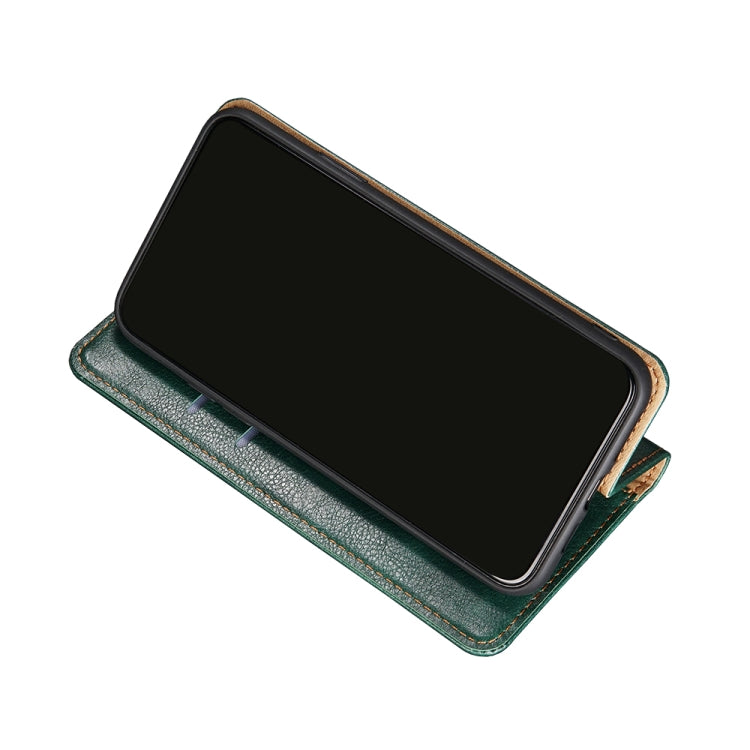 For Samsung Galaxy A20e PU + TPU Gloss Oil Solid Color Magnetic Horizontal Flip Leather Case with Holder & Card Slot & Wallet(Black) - Galaxy Phone Cases by buy2fix | Online Shopping UK | buy2fix