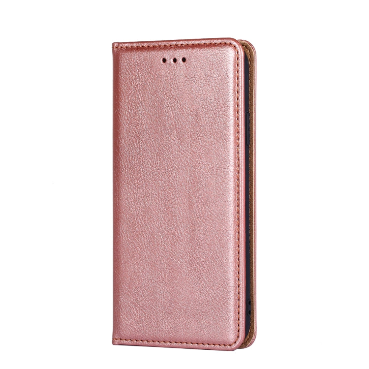 For Samsung Galaxy A40 PU + TPU Gloss Oil Solid Color Magnetic Horizontal Flip Leather Case with Holder & Card Slot & Wallet(Rose Gold) - Galaxy Phone Cases by buy2fix | Online Shopping UK | buy2fix