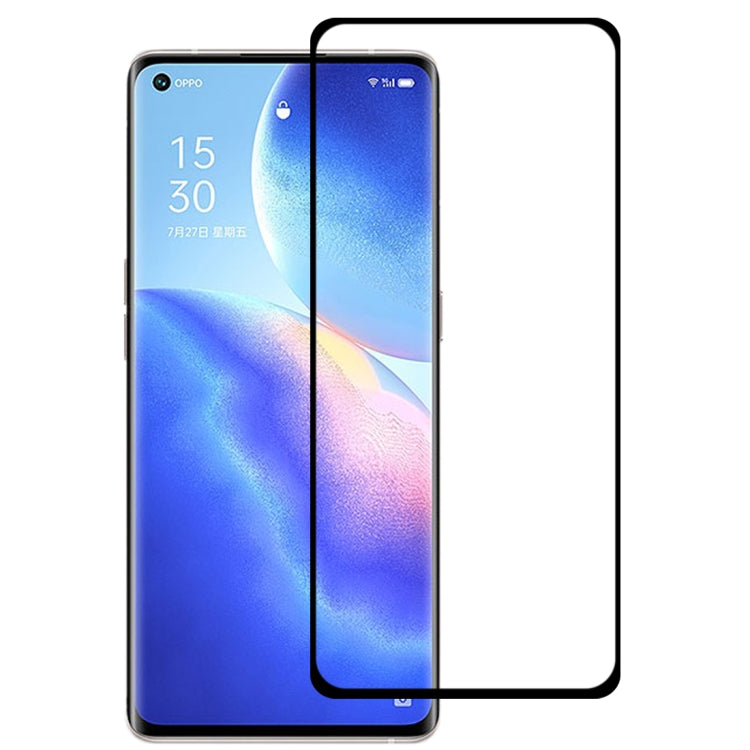 For OPPO Reno5 Pro+ 5G / Pro 5G 9H HD 3D Curved Edge Tempered Glass Film(Black) - OPPO Tempered Glass by imak | Online Shopping UK | buy2fix