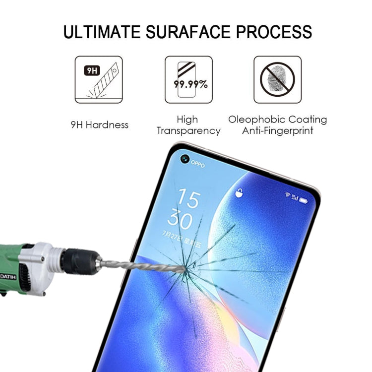 For OPPO Reno5 Pro+ 5G / Pro 5G 9H HD 3D Curved Edge Tempered Glass Film(Black) - OPPO Tempered Glass by imak | Online Shopping UK | buy2fix
