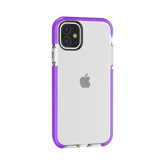 For iPhone 11 Highly Transparent Soft TPU Case(Purple) by buy2fix