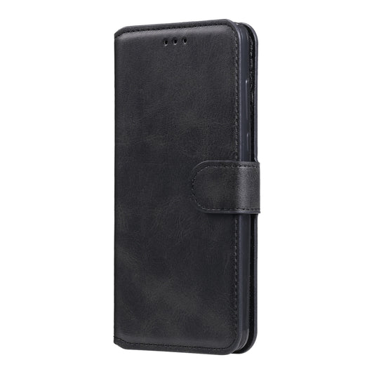 For Samsung Galaxy A52 5G Classic Calf Texture PU + TPU Horizontal Flip Leather Case, with Holder & Card Slots & Wallet(Black) by buy2fix
