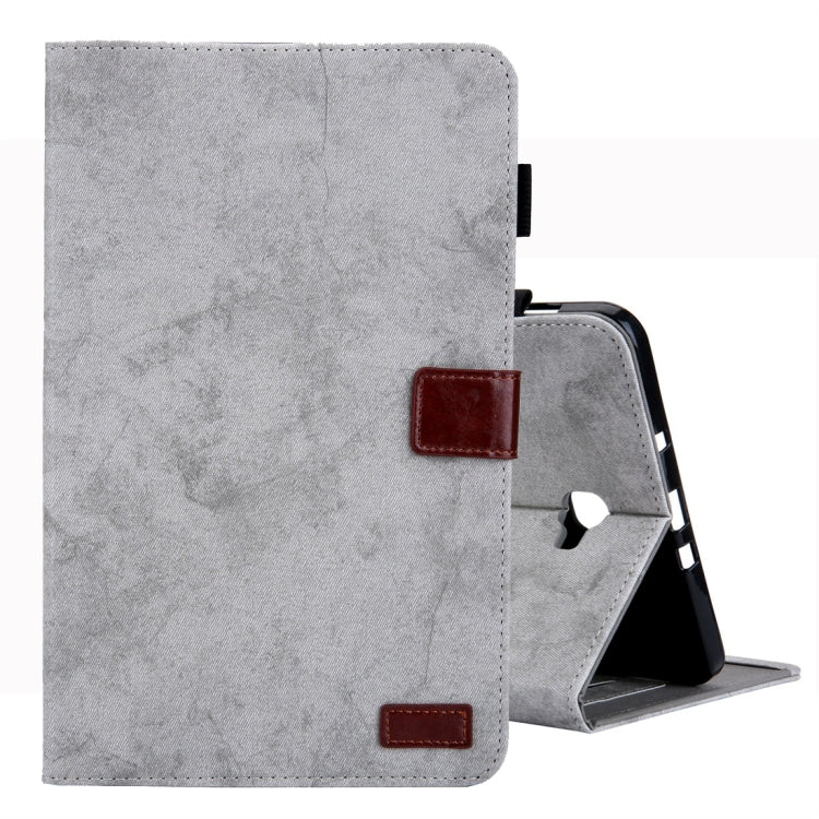 For Galaxy Tab A 10.1 (2016) / T580 Business Style Horizontal Flip Leather Case, with Holder & Card Slot & Photo Frame & Sleep / Wake-up Function(Grey) - Tab A 10.1 by buy2fix | Online Shopping UK | buy2fix