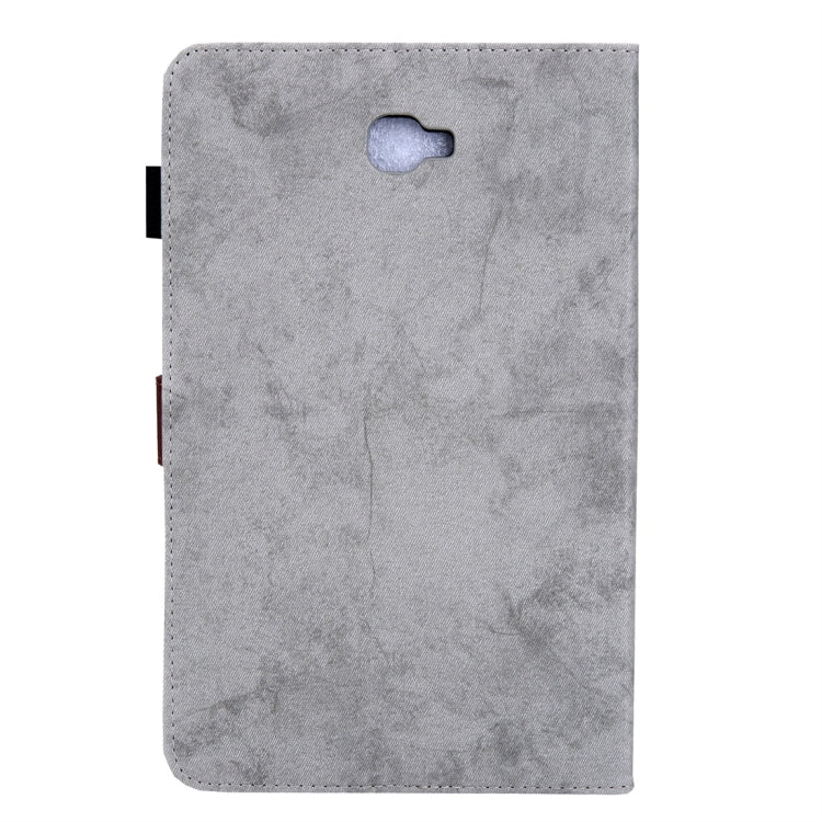 For Galaxy Tab A 10.1 (2016) / T580 Business Style Horizontal Flip Leather Case, with Holder & Card Slot & Photo Frame & Sleep / Wake-up Function(Grey) - Tab A 10.1 by buy2fix | Online Shopping UK | buy2fix