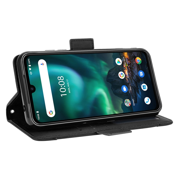 For UMIDIGI Bison Wallet Style Skin Feel Calf Pattern Leather Case with Separate Card Slot(Black) - More Brand by buy2fix | Online Shopping UK | buy2fix