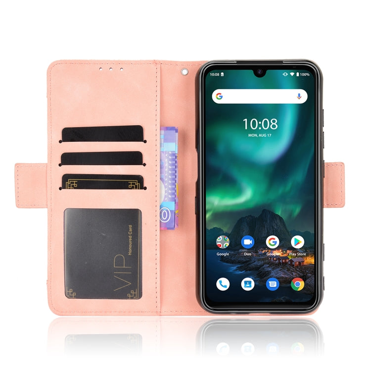 For UMIDIGI Bison Wallet Style Skin Feel Calf Pattern Leather Case with Separate Card Slot(Pink) - More Brand by buy2fix | Online Shopping UK | buy2fix
