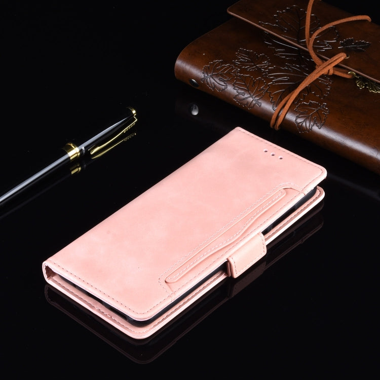 For UMIDIGI Bison Wallet Style Skin Feel Calf Pattern Leather Case with Separate Card Slot(Pink) - More Brand by buy2fix | Online Shopping UK | buy2fix