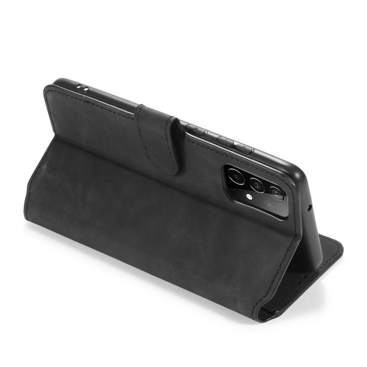 For samsung Galaxy A52 5G / 4G DG.MING Retro Oil Side Horizontal Flip Leather Case with Holder & Card Slots & Wallet(Black) - Galaxy Phone Cases by DG.MING | Online Shopping UK | buy2fix