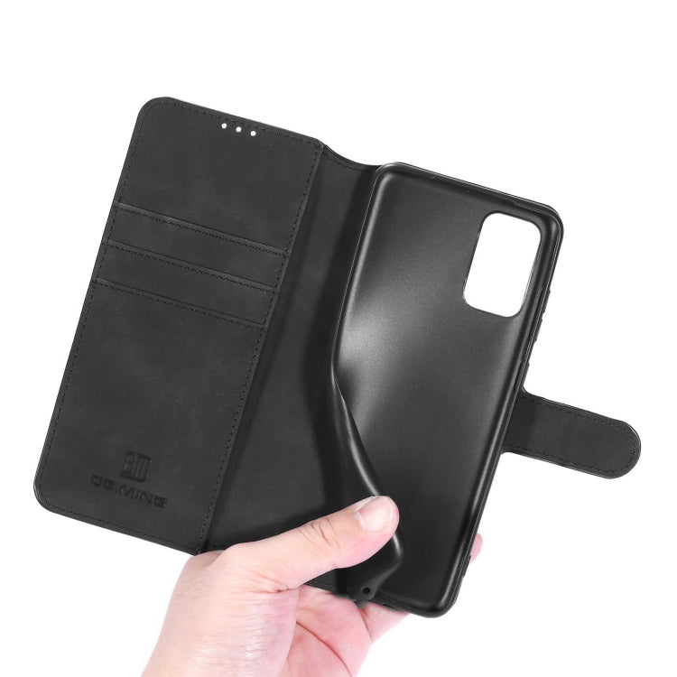 For samsung Galaxy A52 5G / 4G DG.MING Retro Oil Side Horizontal Flip Leather Case with Holder & Card Slots & Wallet(Black) - Galaxy Phone Cases by DG.MING | Online Shopping UK | buy2fix
