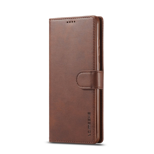 For Samsung Galaxy A52 5G / 4G LC.IMEEKE Calf Texture Horizontal Flip Leather Case with Holder & Card Slots & Wallet(Brown) by LC.IMEEKE