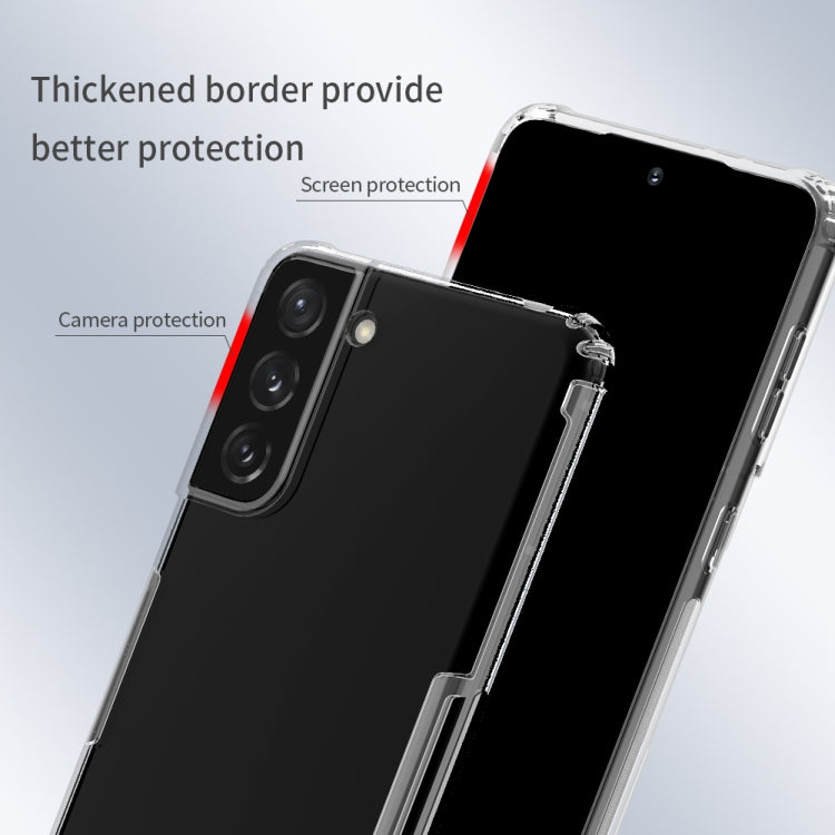 For Samsung Galaxy S21+ 5G NILLKIN Nature TPU Transparent Soft Protective Case(Grey) - Galaxy S21+ 5G Cases by NILLKIN | Online Shopping UK | buy2fix