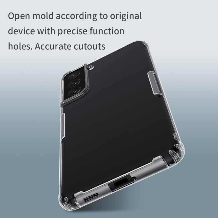 For Samsung Galaxy S21+ 5G NILLKIN Nature TPU Transparent Soft Protective Case(Grey) - Galaxy S21+ 5G Cases by NILLKIN | Online Shopping UK | buy2fix