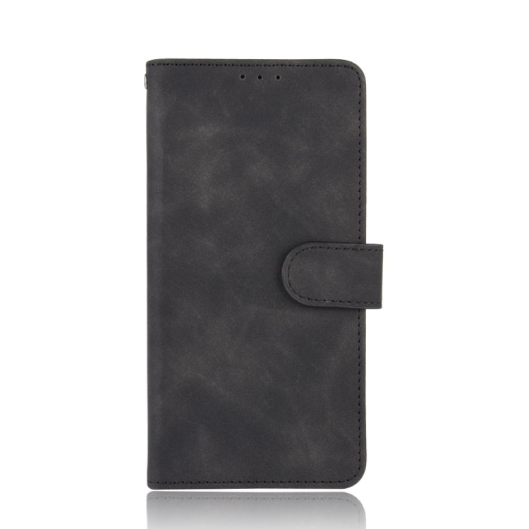 For Nokia 5.4 Solid Color Skin Feel Magnetic Buckle Horizontal Flip Calf Texture PU Leather Case with Holder & Card Slots & Wallet(Black) - Nokia Cases by buy2fix | Online Shopping UK | buy2fix