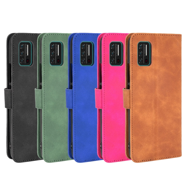For UMIDIGI A7S Solid Color Skin Feel Magnetic Buckle Horizontal Flip Calf Texture PU Leather Case with Holder & Card Slots & Wallet(Brown) - More Brand by buy2fix | Online Shopping UK | buy2fix