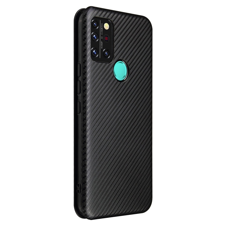 For UMIDIGI A9 Pro Carbon Fiber Texture Horizontal Flip TPU + PC + PU Leather Case with Card Slot(Black) - More Brand by buy2fix | Online Shopping UK | buy2fix