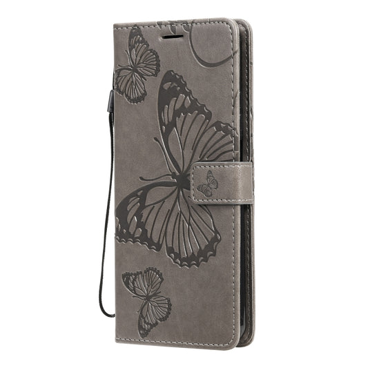 For Xiaomi Mi 10T Lite 3D Butterflies Embossing Pattern Horizontal Flip Leather Case with Holder & Card Slot & Wallet(Grey) by buy2fix
