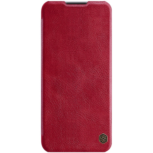 For OnePlus Nord N100 NILLKIN QIN Series Crazy Horse Texture Horizontal Flip Leather Case with Card Slot(Red) by NILLKIN