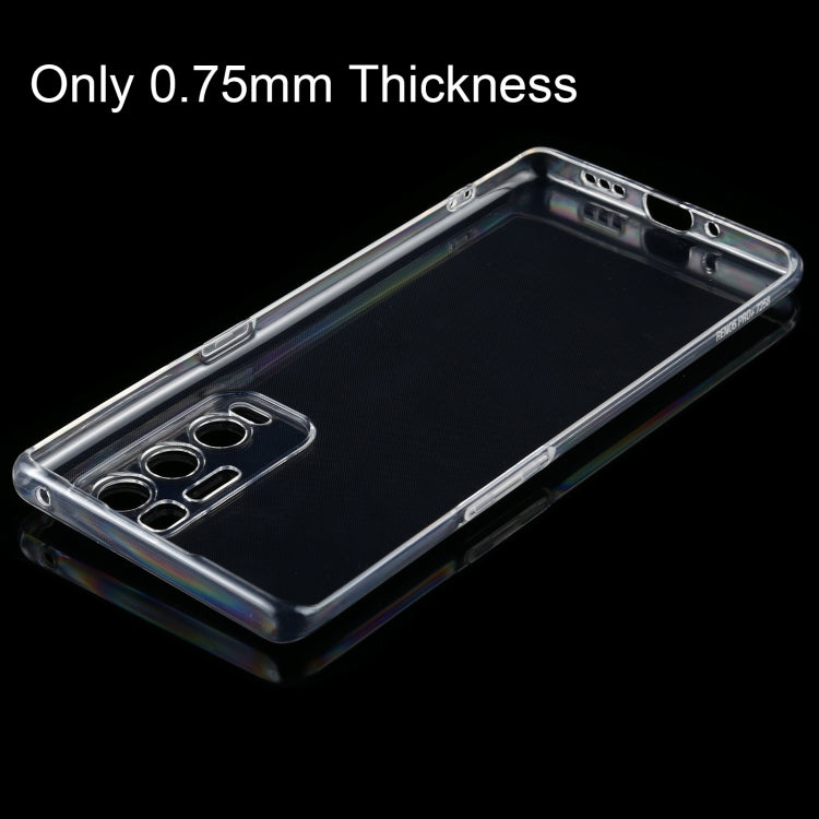 For OPPO Reno5 Pro+ 0.75mm Ultra-thin Transparent TPU Soft Protective Case - OPPO Cases by buy2fix | Online Shopping UK | buy2fix