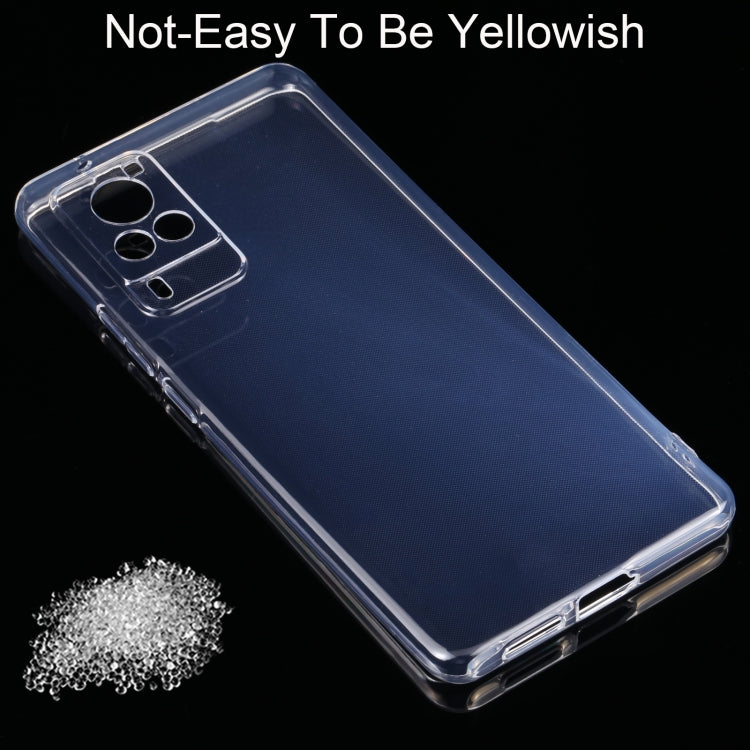 For vivo X60 Pro / X60 Curved Screen 0.75mm Ultra-thin Transparent TPU Soft Protective Case - vivo Cases by buy2fix | Online Shopping UK | buy2fix