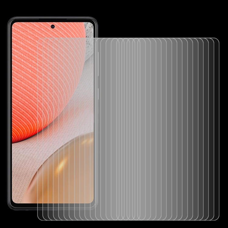 For Samsung Galaxy A72 5G / 4G 50 PCS 0.26mm 9H 2.5D Tempered Glass Film by buy2fix