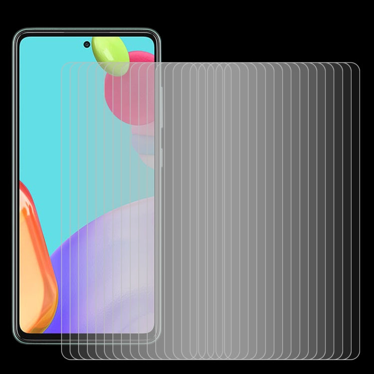 For Samsung Galaxy A52 5G 50pcs 0.26mm 9H 2.5D Tempered Glass Film by buy2fix