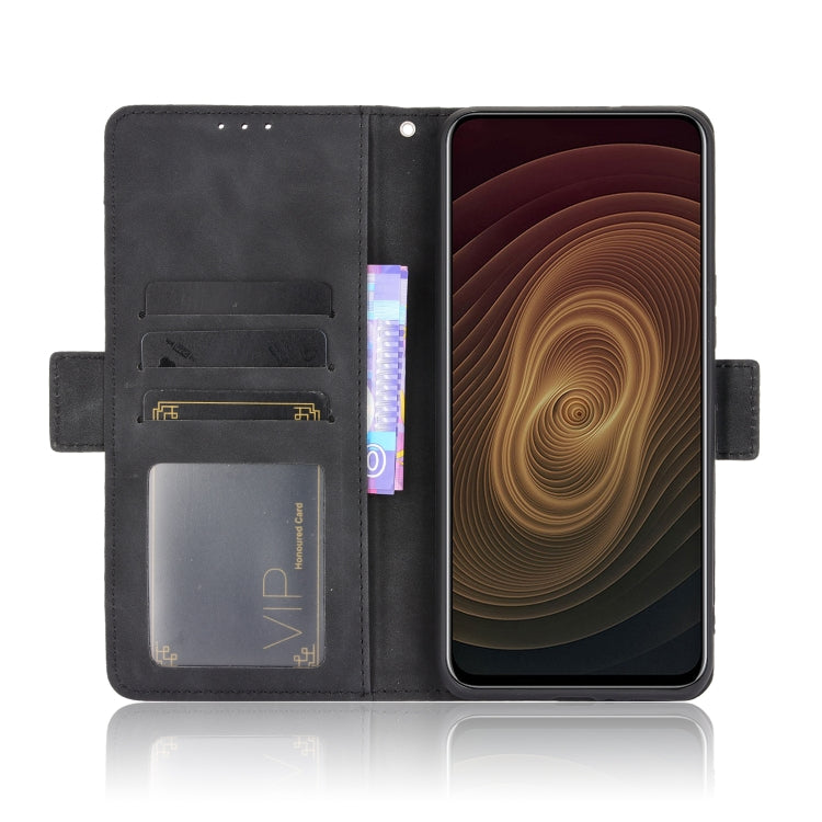 For ZTE Axon 20 5G / Axon 20 4G Wallet Style Skin Feel Calf Pattern Leather Case with Separate Card Slots(Black) - ZTE Cases by buy2fix | Online Shopping UK | buy2fix