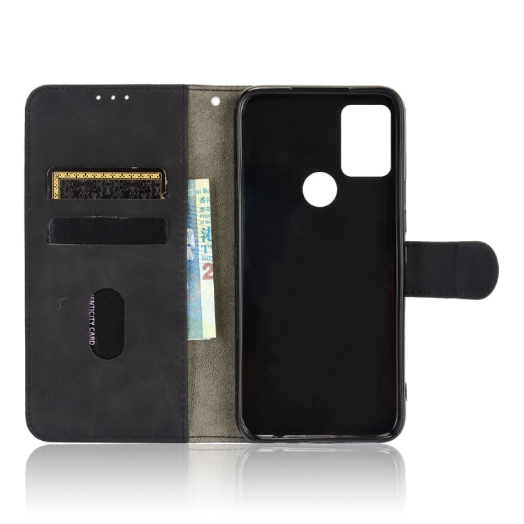 For UMIDIGI A9 Pro Solid Color Skin Feel Magnetic Buckle Horizontal Flip Calf Texture PU Leather Case with Holder & Card Slots & Wallet(Black) - More Brand by buy2fix | Online Shopping UK | buy2fix