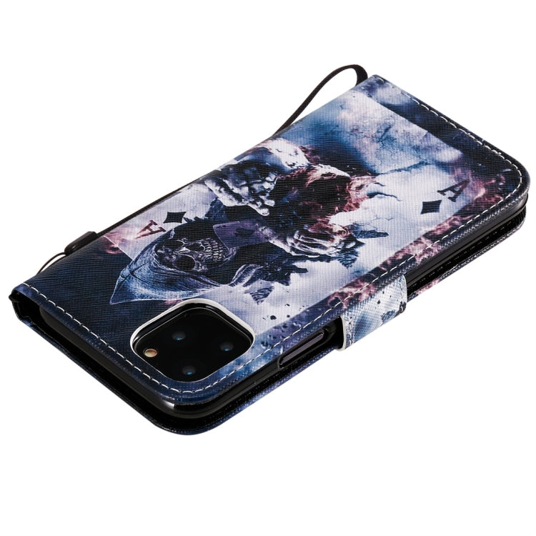 For iPhone 11 Pro Painted Pattern Horizontal Flip Leather Case, with Wallet & Holder & Card Slots & Lanyard(Magician) - iPhone 11 Pro Cases by buy2fix | Online Shopping UK | buy2fix