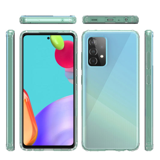 For Samsung Galaxy A52 5G / 4G Scratchproof TPU + Acrylic Protective Case(Black) by buy2fix