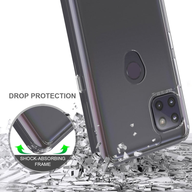 For Motorola Moto G 5G Shockproof Scratchproof TPU + Acrylic Protective Case(Transparent) by buy2fix