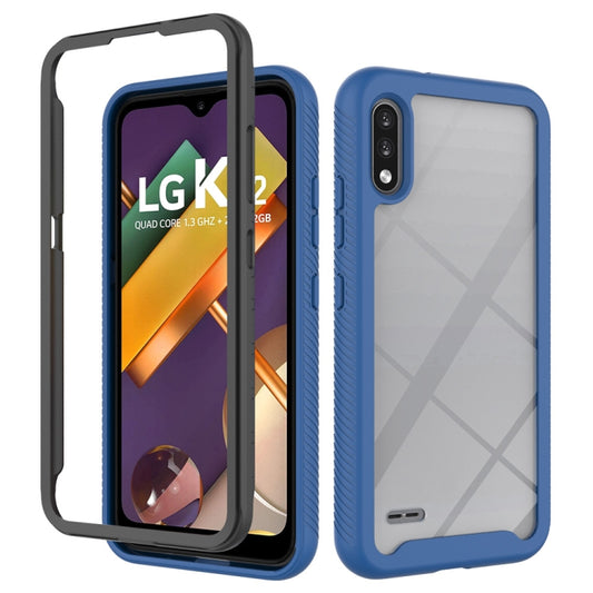 For LG K22 Starry Sky Solid Color Series Shockproof PC + TPU Protective Case(Royal Blue) - LG Cases by buy2fix | Online Shopping UK | buy2fix