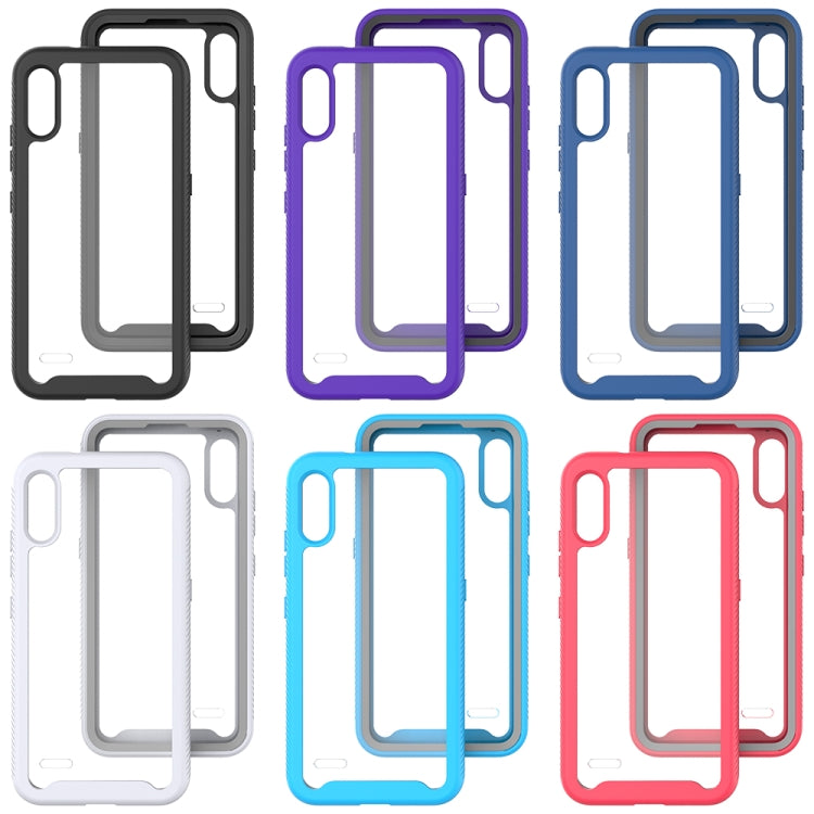 For LG K22 Starry Sky Solid Color Series Shockproof PC + TPU Protective Case(Royal Blue) - LG Cases by buy2fix | Online Shopping UK | buy2fix