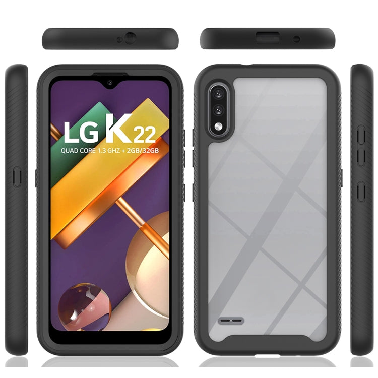 For LG K22 Starry Sky Solid Color Series Shockproof PC + TPU Protective Case(Royal Blue) - LG Cases by buy2fix | Online Shopping UK | buy2fix