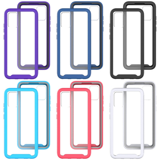 For Samsung Galaxy A02s (EU Version) Starry Sky Solid Color Series Shockproof PC + TPU Protective Case(Red) by buy2fix