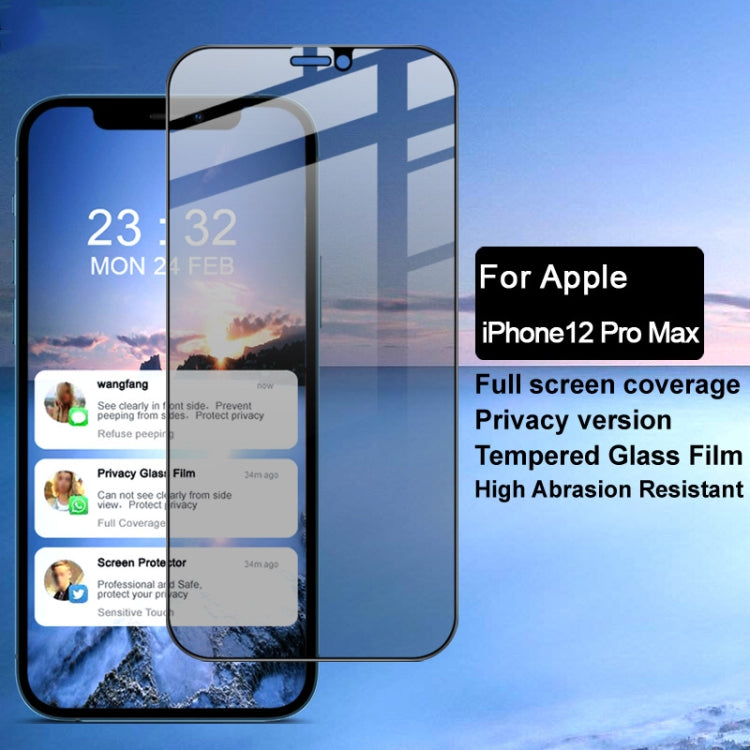 For iPhone 12 Pro Max IMAK HD Anti-spy Tempered Glass Protective Film - iPhone 12 Pro Max Tempered Glass by imak | Online Shopping UK | buy2fix