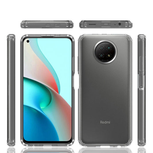 For Xiaomi Redmi Note 9T Shockproof Scratchproof TPU + Acrylic Protective Case(White) by buy2fix