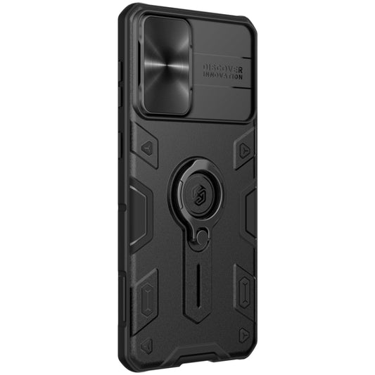 For Samsung Galaxy S21+ 5G NILLKIN Shockproof CamShield Armor Protective Case with Invisible Ring Holder(Black) by NILLKIN