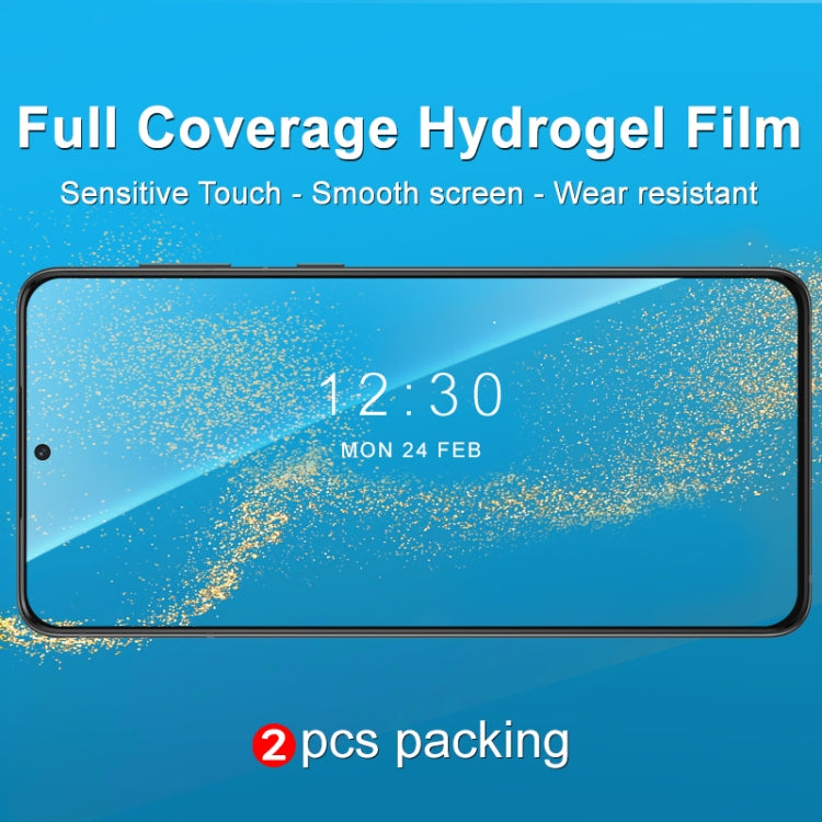 For Samsung Galaxy S21 5G 2 PCS IMAK Curved Full Screen Hydrogel Film - For Samsung by buy2fix | Online Shopping UK | buy2fix