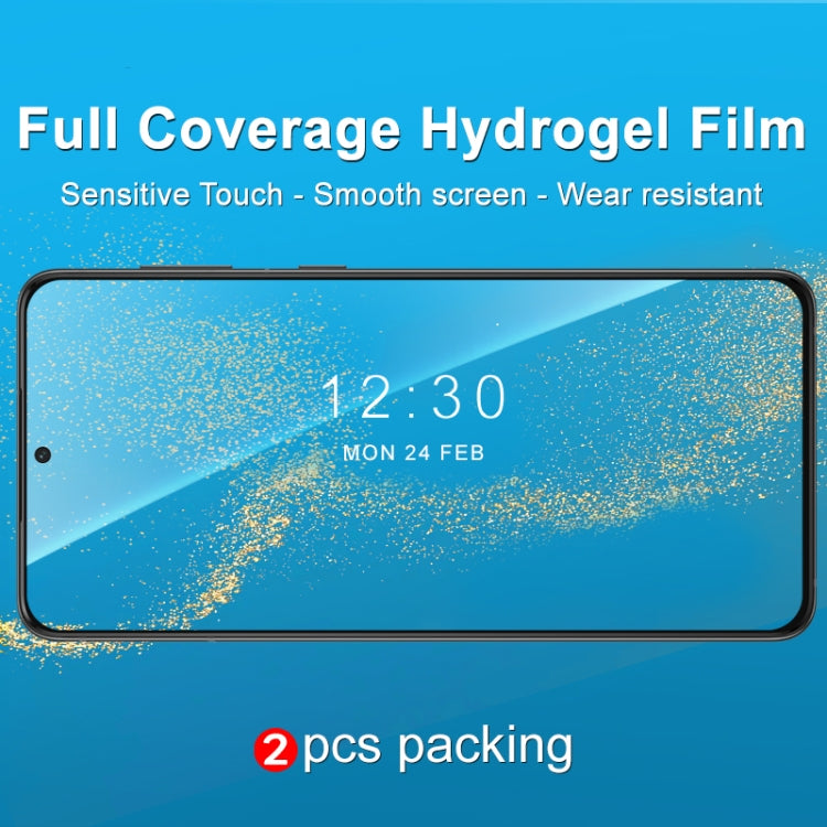 For Samsung Galaxy S21+ 5G 2 PCS IMAK Curved Full Screen Hydrogel Film - For Samsung by buy2fix | Online Shopping UK | buy2fix