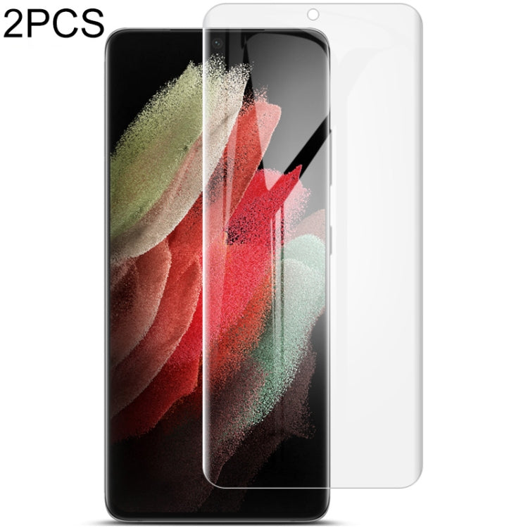 For Samsung Galaxy S21 Ultra 5G 2 PCS IMAK Curved Full Screen Hydrogel Film - For Samsung by buy2fix | Online Shopping UK | buy2fix