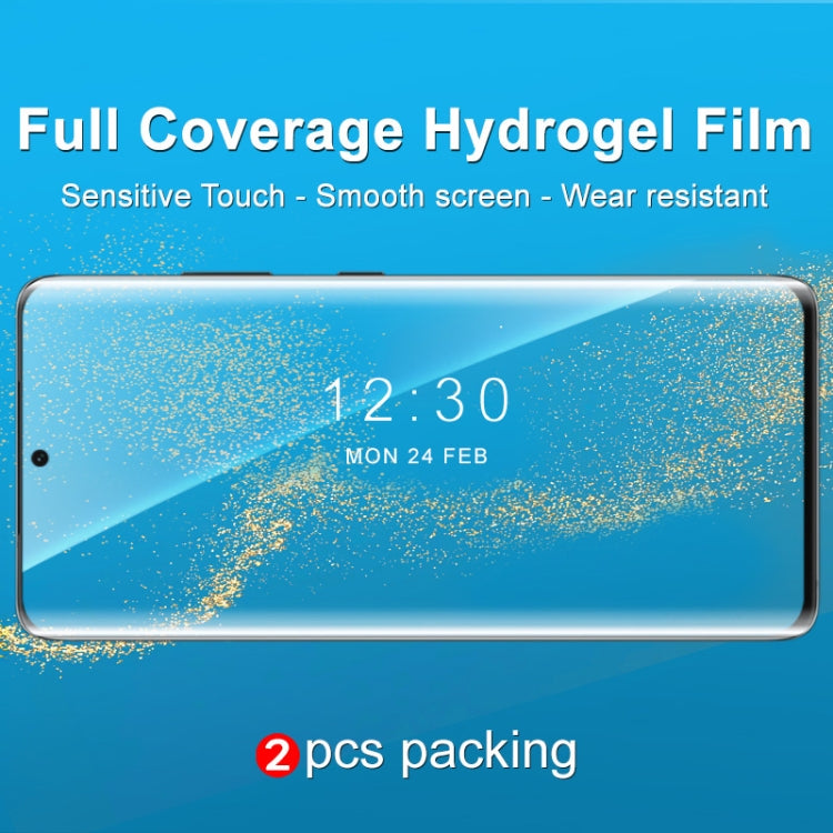 For Samsung Galaxy S21 Ultra 5G 2 PCS IMAK Curved Full Screen Hydrogel Film - For Samsung by buy2fix | Online Shopping UK | buy2fix