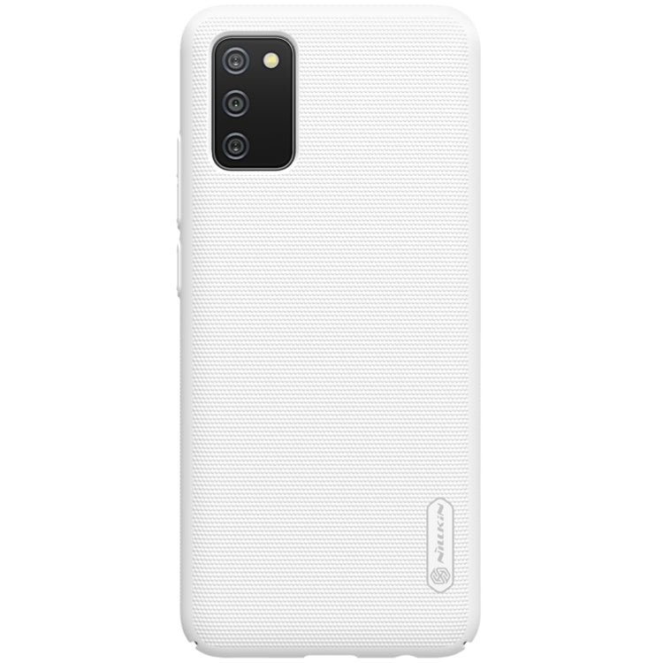 For Samsung Galaxy A02s / M02s NILLKIN Frosted Concave-convex Texture PC Protective Case(White) - Galaxy Phone Cases by NILLKIN | Online Shopping UK | buy2fix