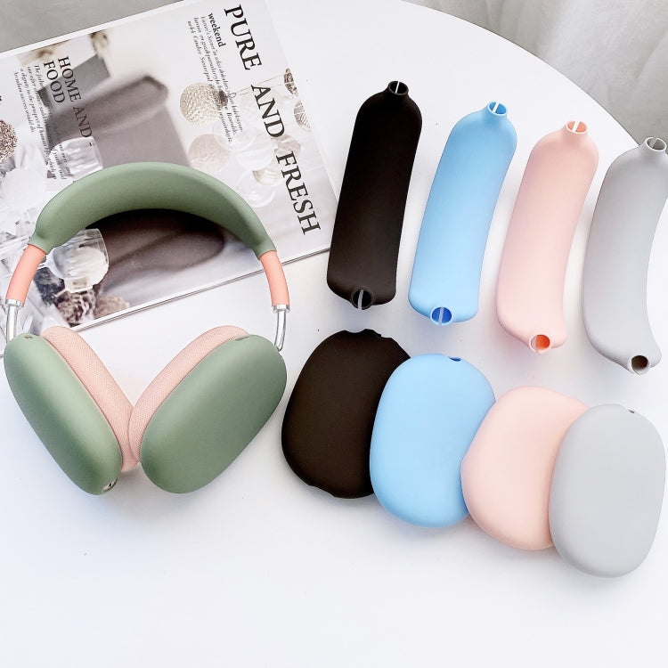 3 in 1 Headset Silicone Protective Case for AirPods Max(White) - For AirPods Max by buy2fix | Online Shopping UK | buy2fix