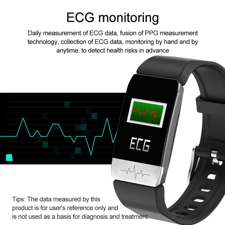 T1S 1.14 inch Screen IP67 Waterproof Smart Bracelet, Support Blood Oxygen Monitoring / Body Temperature Monitoring / Heart Rate Monitoring(Red) by buy2fix