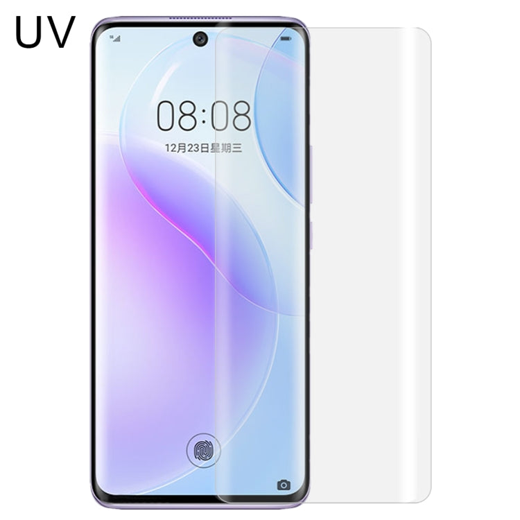 For Huawei nova 8 5G / nova 9 UV Liquid Curved Full Glue Tempered Glass - Huawei Tempered Glass by buy2fix | Online Shopping UK | buy2fix