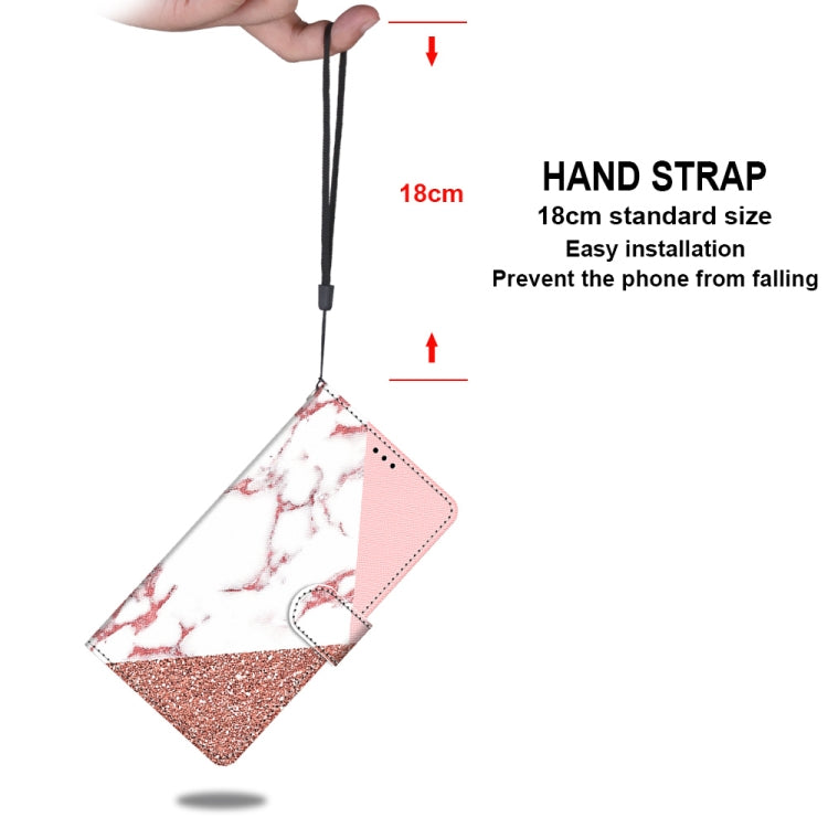 For Xiaomi Poco X3 NPC Coloured Drawing Cross Texture Horizontal Flip PU Leather Case with Holder & Card Slots & Wallet & Lanyard(Pink Stone Texture) - Xiaomi Cases by buy2fix | Online Shopping UK | buy2fix