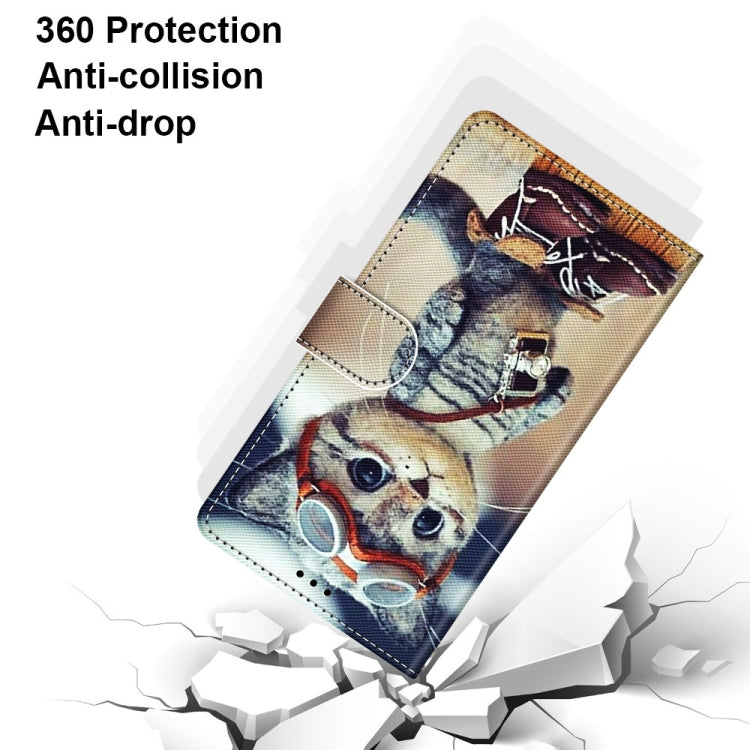 For Xiaomi Mi 10T Lite Coloured Drawing Cross Texture Horizontal Flip PU Leather Case with Holder & Card Slots & Wallet & Lanyard(Leather Shoes Cat) - Xiaomi Cases by buy2fix | Online Shopping UK | buy2fix