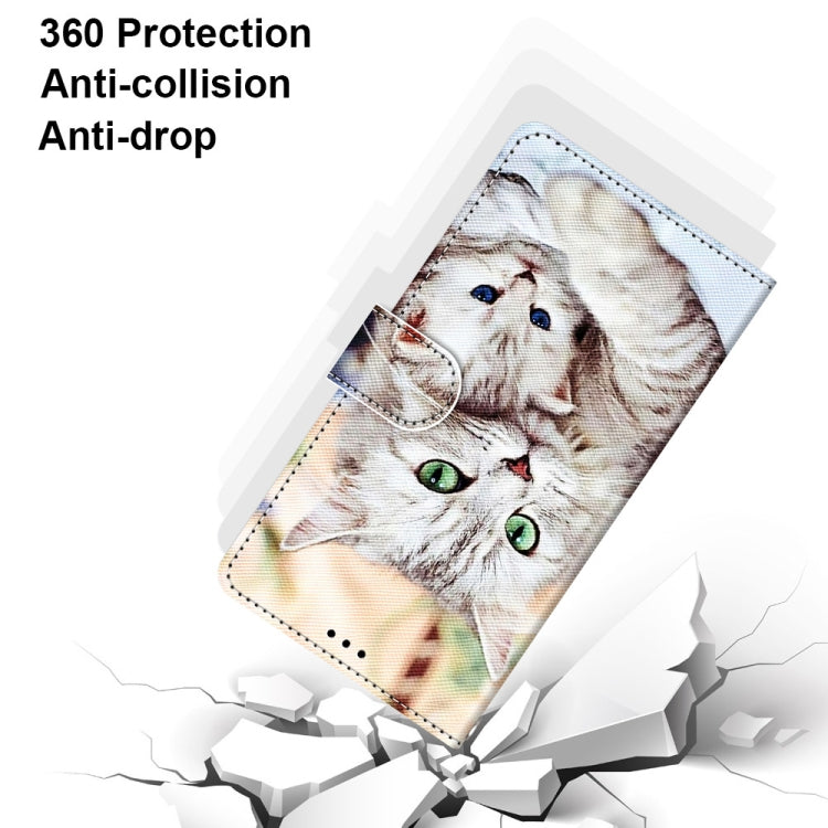 For Xiaomi Mi 10T Pro / 10T / K30s Coloured Drawing Cross Texture Horizontal Flip PU Leather Case with Holder & Card Slots & Wallet & Lanyard(Big Cat Holding Kitten) - Xiaomi Cases by buy2fix | Online Shopping UK | buy2fix